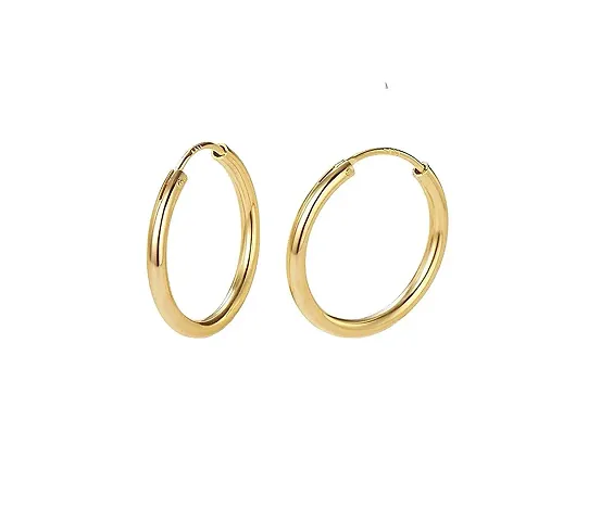 A-One Collection Earring 3 cm 18K Plated (Bali) for Women