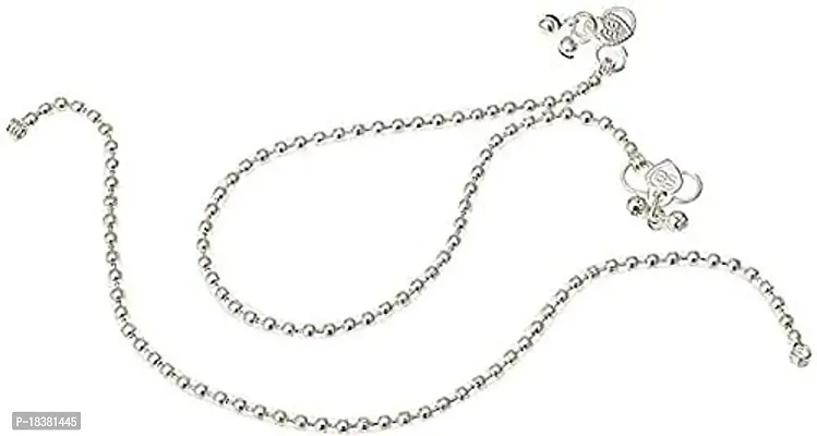 Fashion Accessories Designer Silver Plated Anklets for Women, Free Toering-thumb0