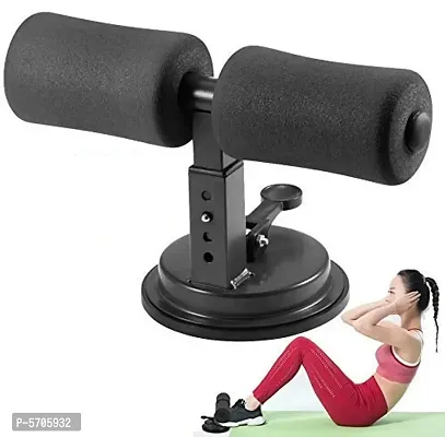 Home Fitness Equipment Sit-Ups And Push-Ups Self Suction Device Ab Exerciser Ab Exerciser (Black)