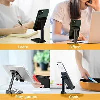 Adjustable Cell Phone Holder Foldable Tablet Stand Mobile Phone Mount For Desk Compatible With All Smartphones Mobile Holder Mobile Holder-thumb1