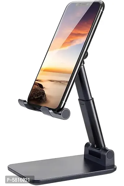 Speeqo Adjustable Cell Phone Holder Foldable Tablet Stand Mobile Phone Mount for Desk Compatible with All Smartphones Mobile Holder Mobile Holder-thumb0