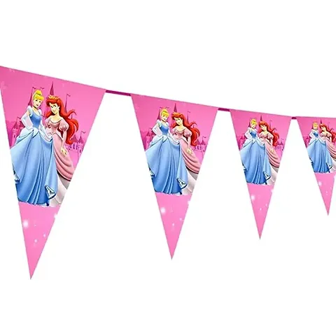 WoW Party Studio Princess Theme Happy Birthday Decorations Flag pennants Buntings Banner - 10ft long