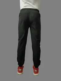 EVOQUE MEN BLACK DRY-FIT TRACK PANT JOGGER-thumb1