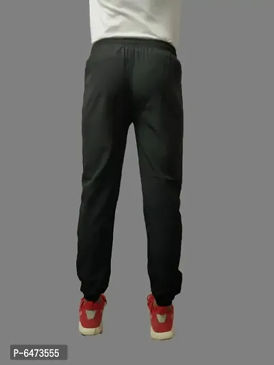 EVOQUE MEN BLACK DRY-FIT TRACK PANT JOGGER-thumb2