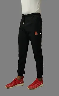 EVOQUE MEN BLACK DRY-FIT TRACK PANT JOGGER-thumb3