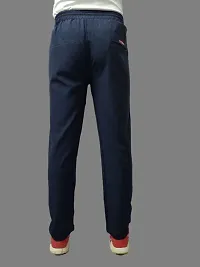 MEN BLUE DRY-FIT TRACK PANT-thumb1