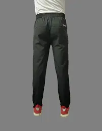 MEN BLACK DRY-FIT TRACK PANT-thumb1