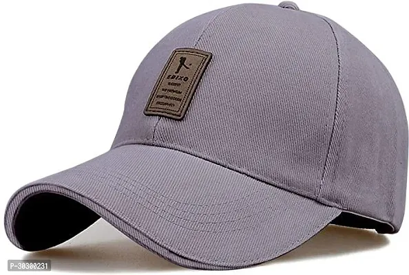 Comfortable and Trendy Caps for Men in  Grey color Pack of 1