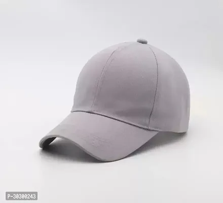 Comfortable and Trendy Caps for Men in  Grey color Pack of 1