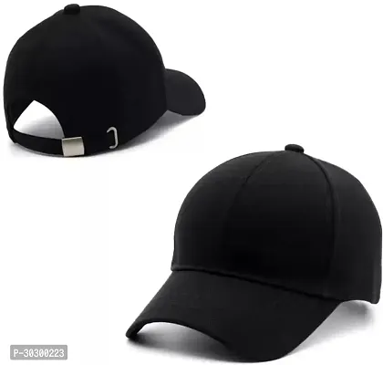 Comfortable and Trendy Caps for Men in  Black color Pack of 1-thumb0