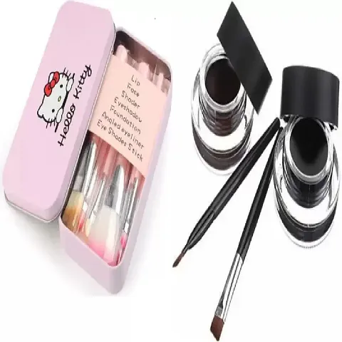 Ultimate Combo Of Face Makeup Brushes And Eye Makeup Kits