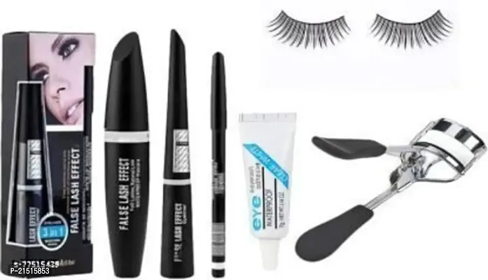 Mascara+Eyeliner+Pencil+Eyelash+Curler+eyeglue ( 6 items )