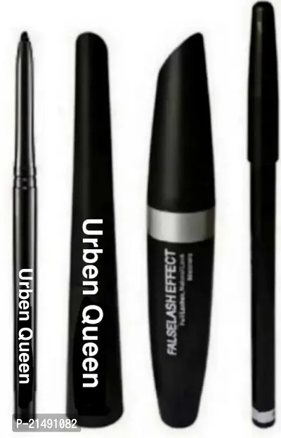 4 in 1 KAJAL MASCARA EYELINER EYEBROW PENCIL  (4 Items in the set)-thumb0