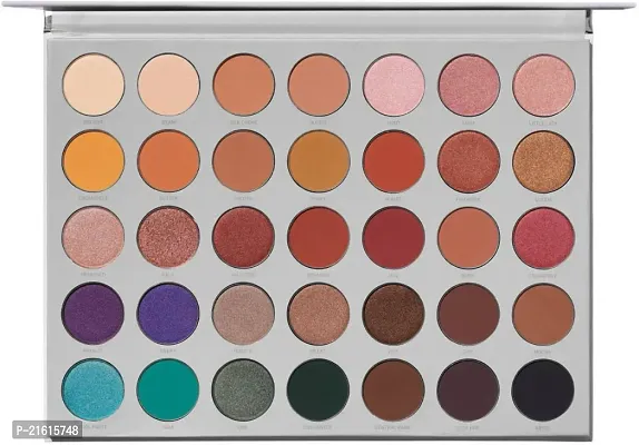 Lorshel Eyeshadows The Hill Palette 35 Colors Multi Shades 70.5 G Nude Eyeshadow Palette 20 Ml (Multicolor)