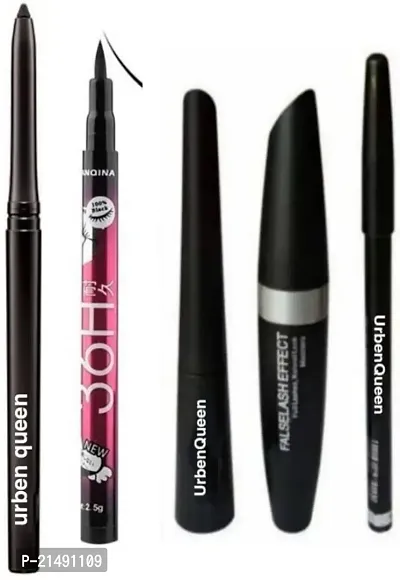 Mascara  Eyeliner  Eyebrow Pencil  36 hours stay eyeliner  KAJAL ( 5 items )-thumb0