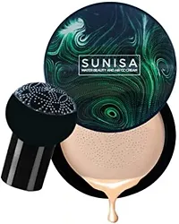 sunisa Foundation   Eyebrow Pencil Black  Liquid EyeLiner  Mascara  Makeup base primer  After makeup fixer  ( 7 items )-thumb1