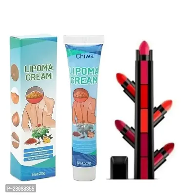 Chiwa Lipoma Removal Cream Whole Body Lipoma Lump Fat Removal-5 in 1 Lipstick Matte set 2-thumb0