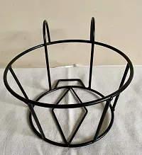 Set of 2 Metal Trellis Railing Pot Stand Set-thumb2