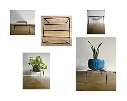 Black Metal Planter Stand Pack Of 4-thumb2