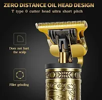 Syska Golden Trimmer Electric Cordless Wet Dry Face Brush Rotary Shaver, Trimmer for Men for Beard, Nose, Hair-thumb1