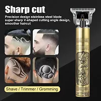 feihong Skin Friendly Beard Trimmer| 6x longer battery life| 10 length settings| 15mins quick charge| Self Sharpening Blades | Cordless  Rechargeable-thumb1