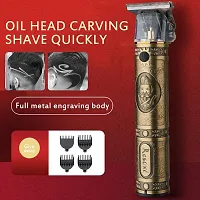 feihong Skin Friendly Beard Trimmer| 6x longer battery life| 10 length settings| 15mins quick charge| Self Sharpening Blades | Cordless  Rechargeable-thumb2