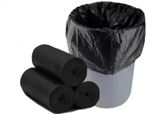 Arth Garbage Bags Black Biodegradable for Kitchen,Office Dustbin Bag Trash  Bag Size Small (43 X