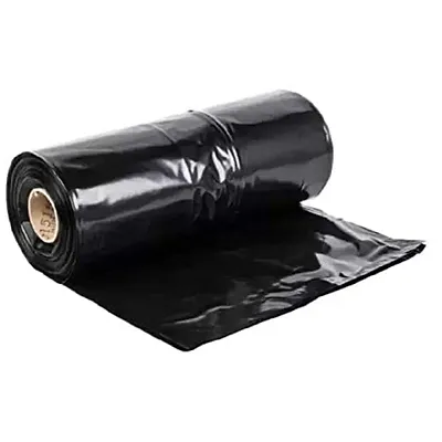 Black Plastic Plastobag Garbage Bag Size 43 X 48 Cm