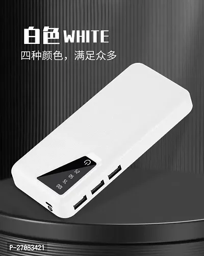 Maximilion 20000 mAh Power Bank (8W, Normal Charging) (White,Lithium Ion ) H41  WHITE 2.0 3 USB