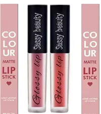 4 matte liquid lipstick (waterproof and smudge proof)-thumb3