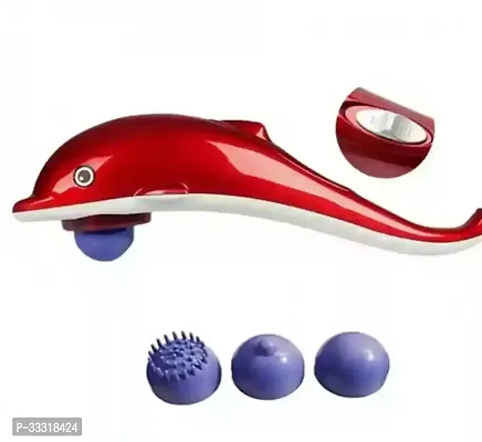 Dolphin Handheld Body Massager for Pain Relief with Powerful Vibration(PACK OF 1)-thumb0