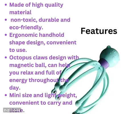 Head and Hair Massager (Octopus) for relaxation-thumb3