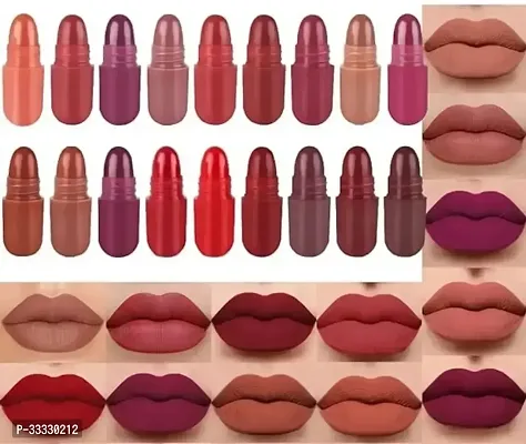 Long Lasting Lip Care Lipstick Pack of 18-thumb0