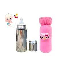 Baby Feeding Bottle Stainless Steel with Bottle Cover-thumb4