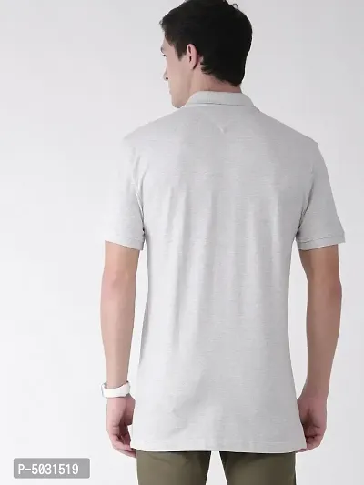 Men's Multicoloured Cotton Blend Striped Polos T-Shirt-thumb3