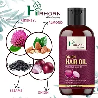 Onion Oil for Hair Regrowth Aryuvedic Hair Oil Herbal Growth Hair Oil-thumb1