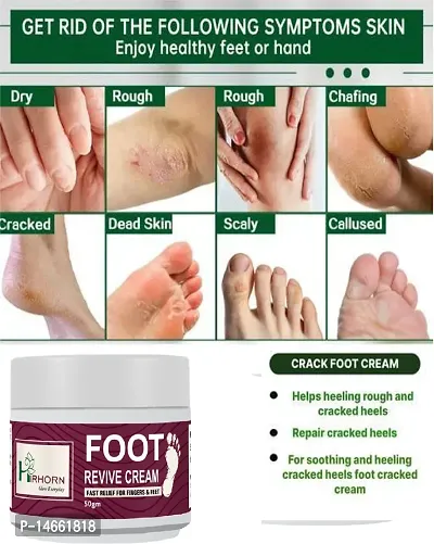 Natural Cracked Heel Repair Balm 2.5Ozhy Feet, With 25% Urea For Dry Cracked Feet, Heals-thumb3