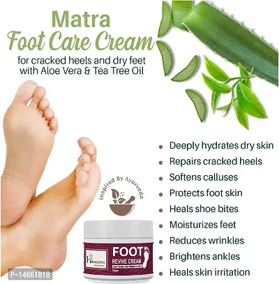 Natural Cracked Heel Repair Balm 2.5Ozhy Feet, With 25% Urea For Dry Cracked Feet, Heals-thumb2