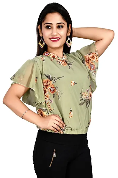 Fancy Georgette Printed Top