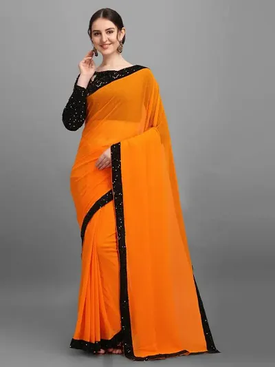 Must Have Silk Blend Saree with Blouse piece 