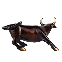 Charging Bull Brass Showpiece for Home-thumb1