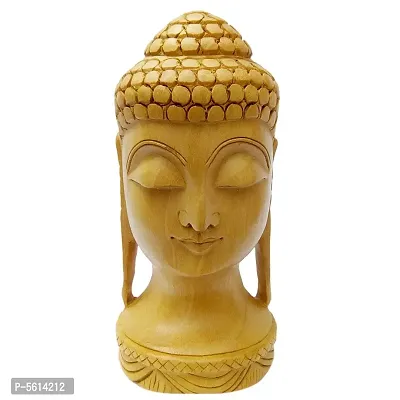 Wooden Buddha Head 10 cm