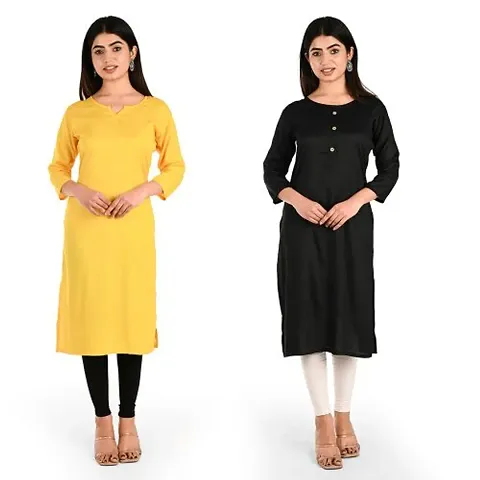 Fancy Combo of 2 Rayon Kurti