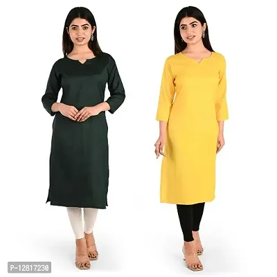 Fancy Rayon Kurti for Women Pack of 2