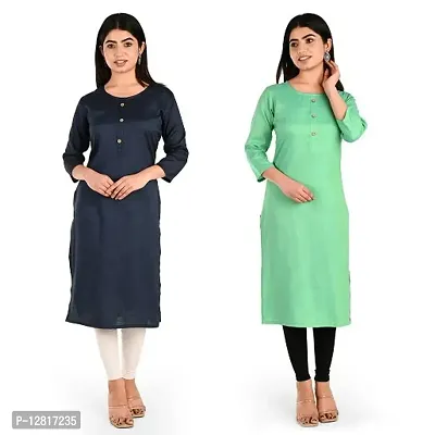 Fancy Rayon Kurti for Women Pack of 2