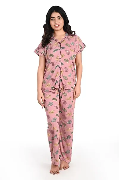 Buy Stylish Satin Printed Nightwear For Women Online In India At Discounted  Prices