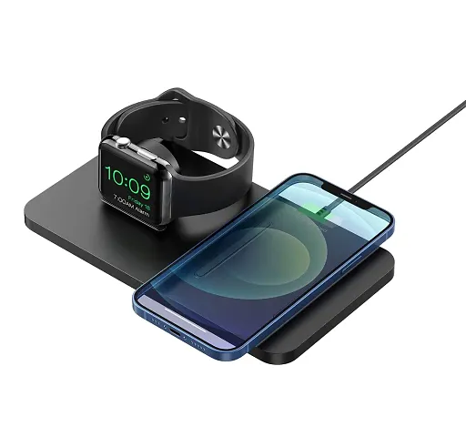 Wireless Charger for IPhone 12 and above users and Apple watch charger holder