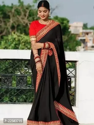 Stylish Georgette Saree with Blouse Piece-thumb0