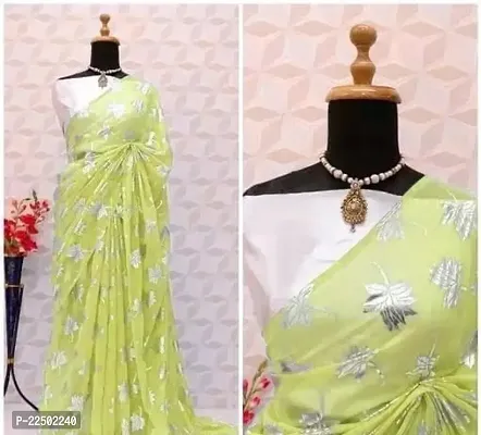 Stylish Soft Silk Saree with Blouse Piece