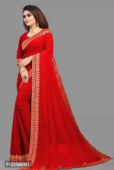 Stylish Georgette Saree with Blouse Piece